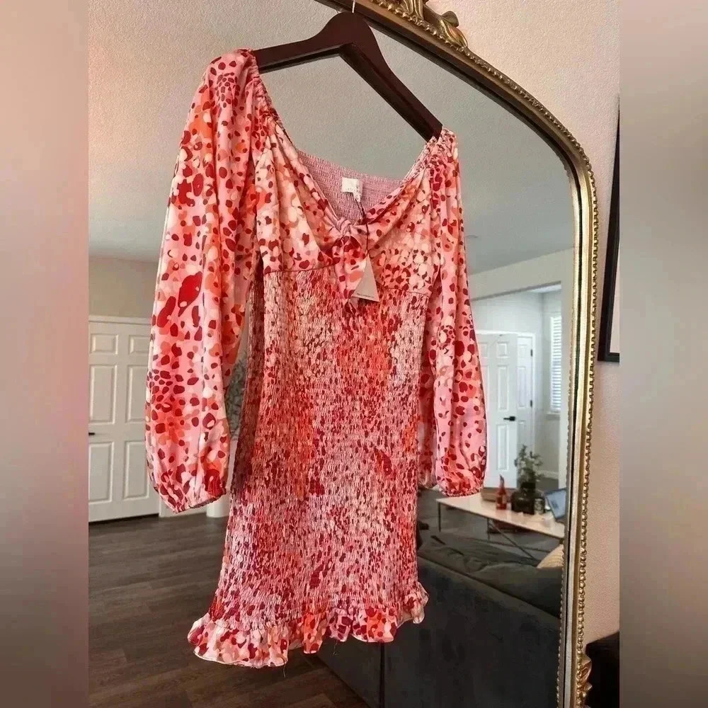 NWT Lost + Wander Smocked Dress‎